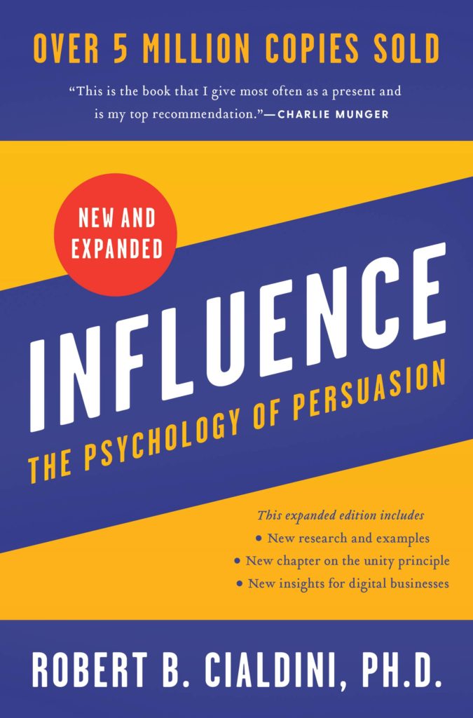 Influence, The Psychology of Persuasion Book - Click Image takes you to Amazon Website to Check Out and Buy