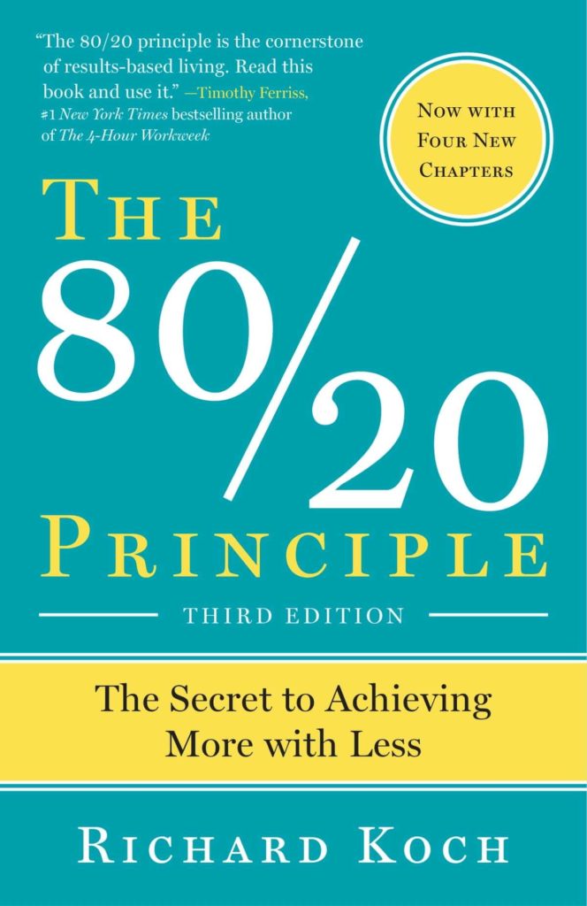 The 80/20 Principle Book - Click Image takes you to Amazon Website to Check Out and Buy