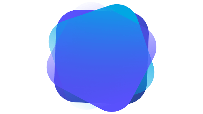 purple and blue blob overlay