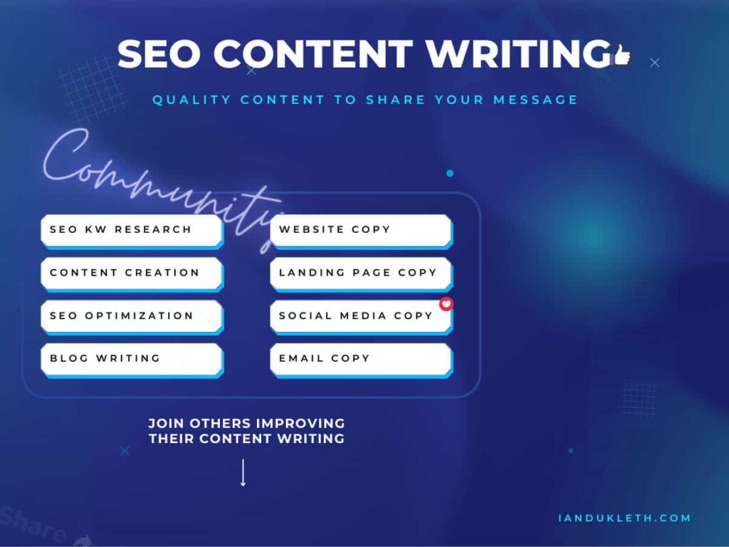 SEO content writing services for your business.